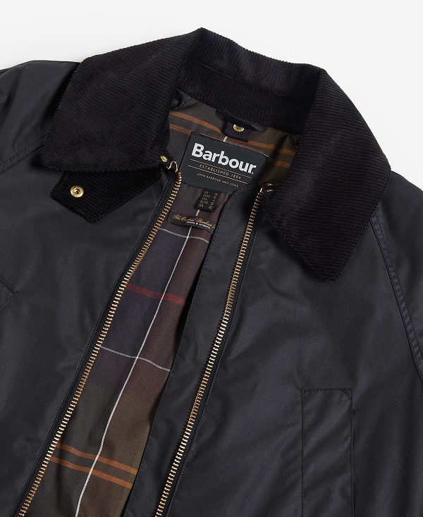 Barbour Allerston Waxed Jacket Black/Classic | BABO89243