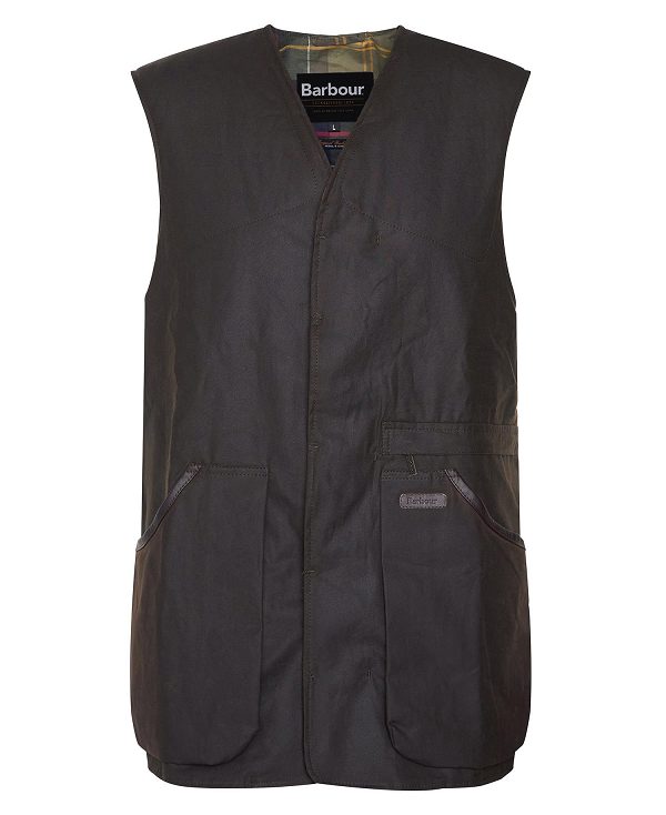 Barbour Alwinton Waxed Gilet Olive | BABO87545