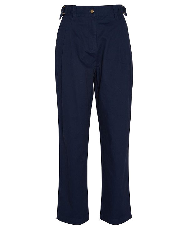 Barbour Amber Tapered Trousers Classic Navy | BABO89845