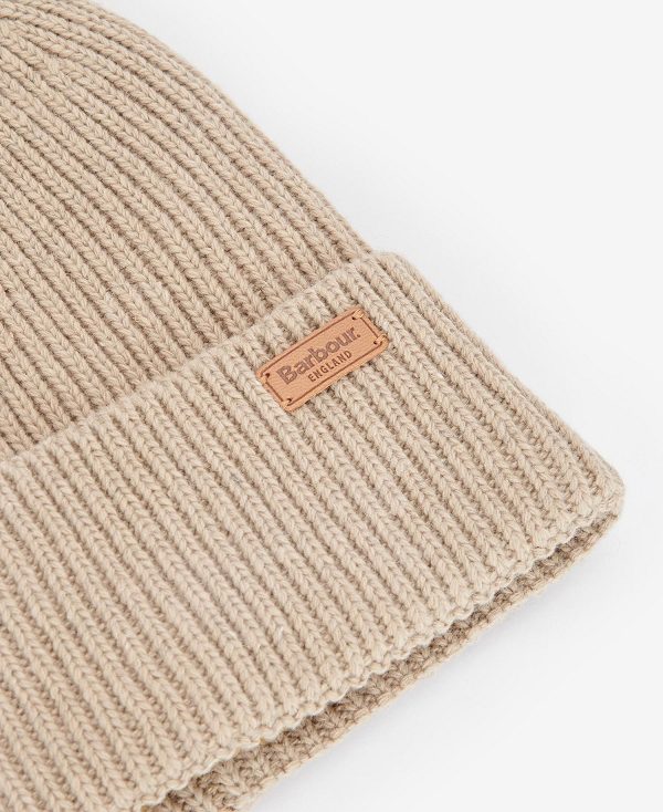 Barbour Amble Beanie White Pepper | BABO90043