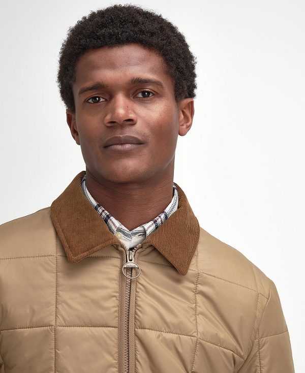 Barbour Amble Liddesdale Quilted Jacket Sand | BABO87378