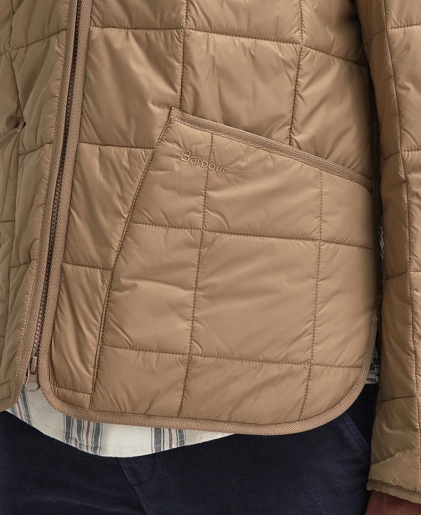 Barbour Amble Liddesdale Quilted Jacket Sand | BABO87378