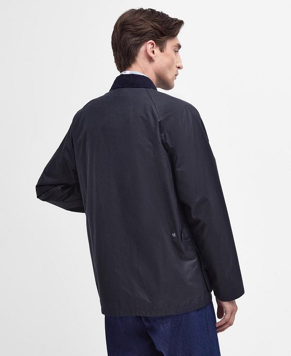 Barbour Ambleton Waxed Jacket Navy/Berwick | BABO87208