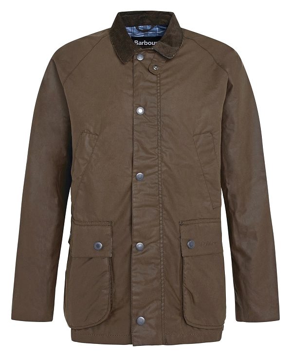 Barbour Ambleton Waxed Jacket Olive/Berwick | BABO87216