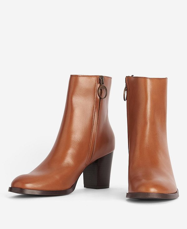 Barbour Amelia Chelsea Boots Tan | BABO89857