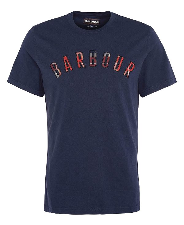 Barbour Ancroft T-shirt Navy | BABO88294