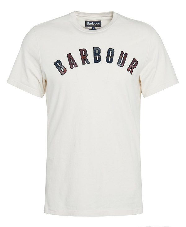 Barbour Ancroft T-shirt White | BABO88295