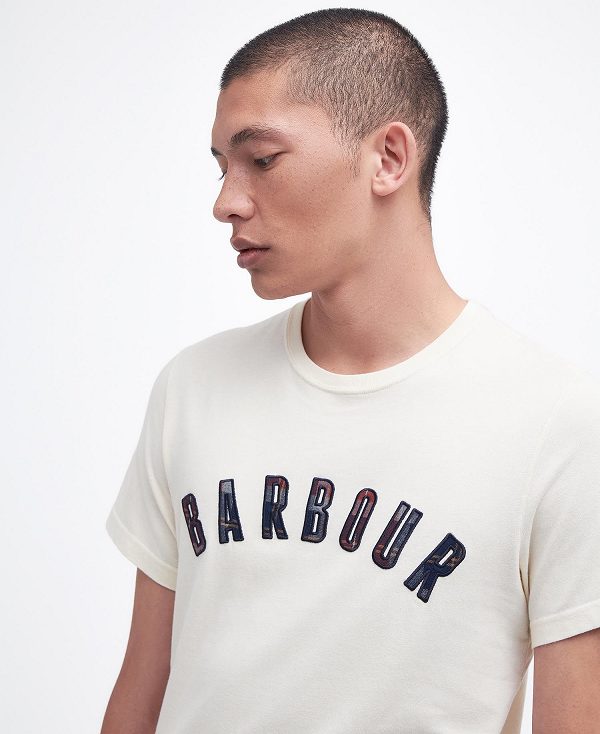 Barbour Ancroft T-shirt White | BABO88295