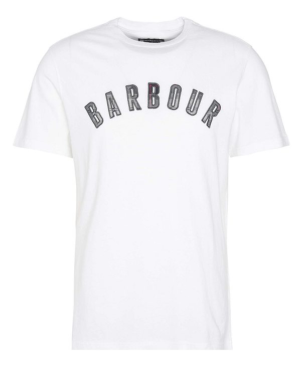 Barbour Ancroft T-shirt White | BABO88419