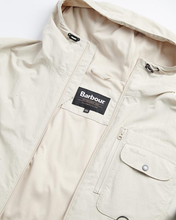 Barbour Angler Showerproof Jacket Beige | BABO87455