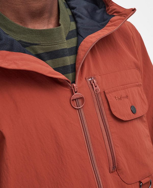 Barbour Angler Showerproof Jacket Orange | BABO87451