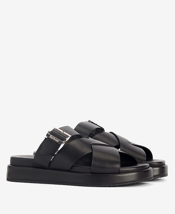 Barbour Annalise Sandals Black | BABO89893