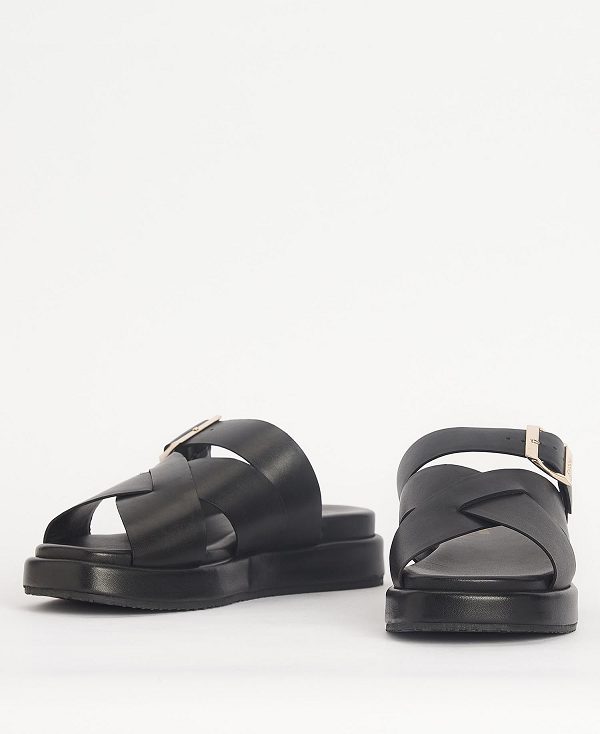 Barbour Annalise Sandals Black | BABO89893