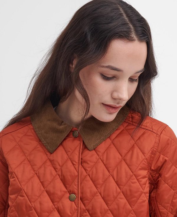 Barbour Annandale Quilted Jacket Spiced Pumpkin | BABO89330