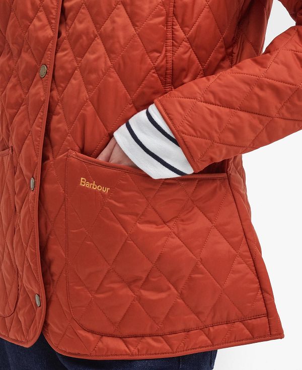 Barbour Annandale Quilted Jacket Spiced Pumpkin | BABO89330