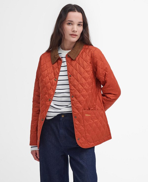 Barbour Annandale Quilted Jacket Spiced Pumpkin | BABO89330