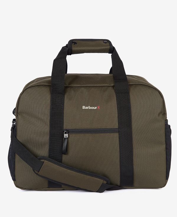 Barbour Arwin Canvas Holdall Olive/Black | BABO88928