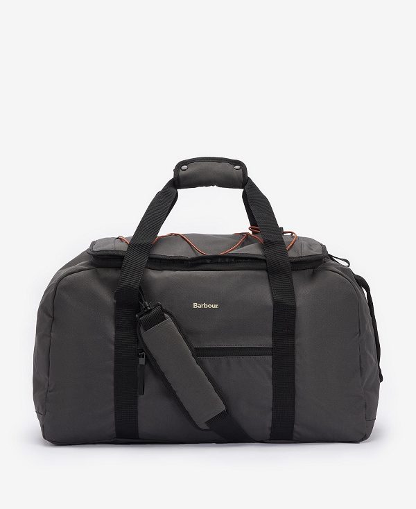 Barbour Arwin Duffle Bag Charcoal/Ginger | BABO88947