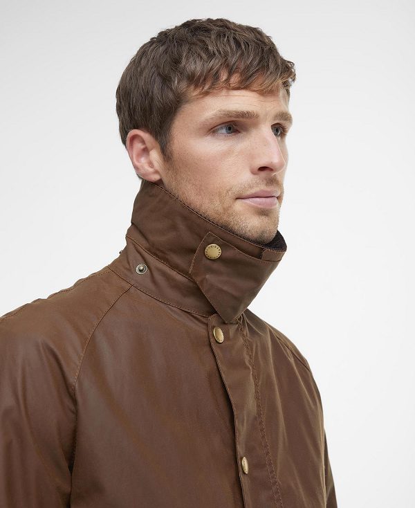 Barbour Ashby Waxed Jacket Bark | BABO87164