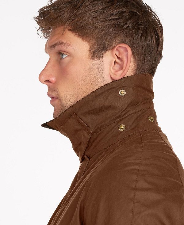 Barbour Ashby Waxed Jacket Bark | BABO87164