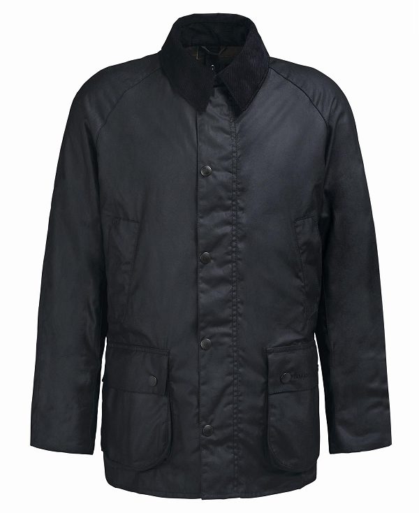 Barbour Ashby Waxed Jacket Black | BABO87209