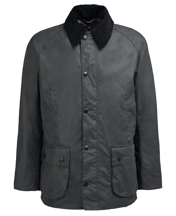 Barbour Ashby Waxed Jacket Grey | BABO87287