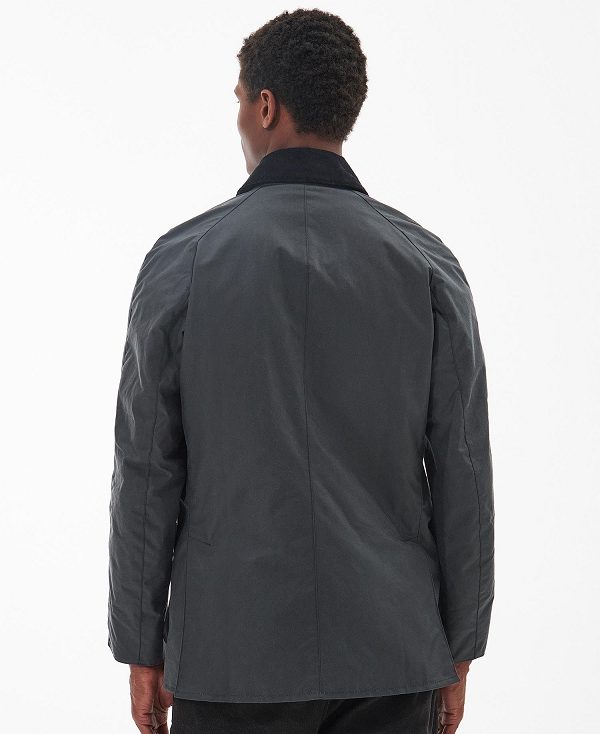 Barbour Ashby Waxed Jacket Grey | BABO87287