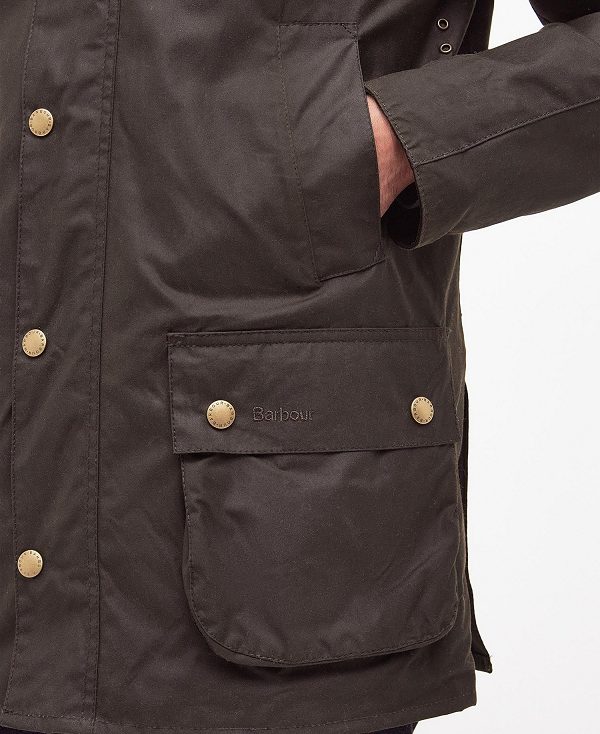 Barbour Ashby Waxed Jacket Olive | BABO87217