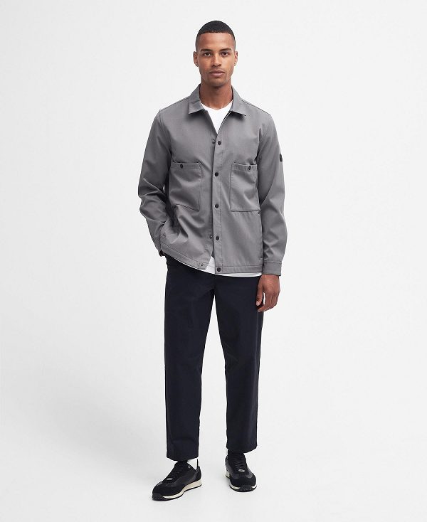 Barbour Aspect Overshirt Grey | BABO87955