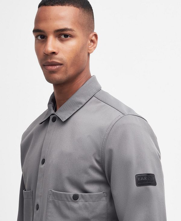 Barbour Aspect Overshirt Grey | BABO87955