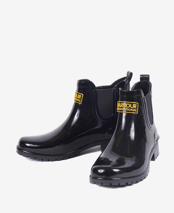 Barbour Assen Chelsea Wellingtons Black | BABO89928