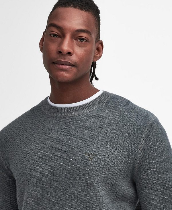 Barbour Aston Crew Neck Jumper Green | BABO88651