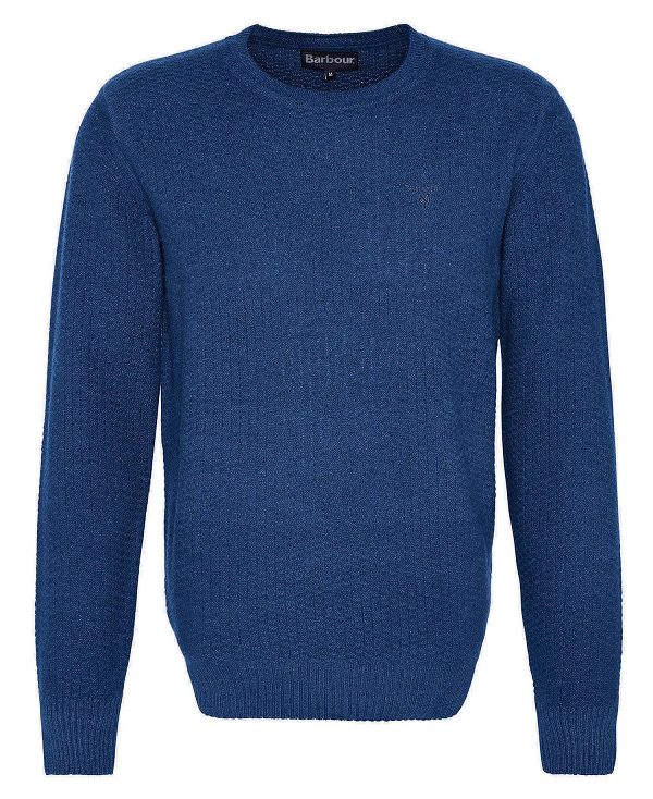 Barbour Aston Crew Neck Jumper Navy | BABO88631