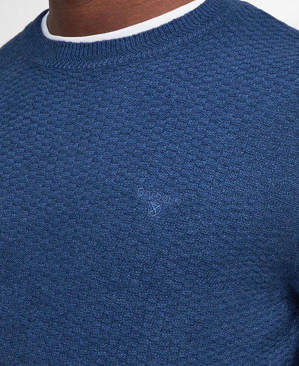 Barbour Aston Crew Neck Jumper Navy | BABO88631