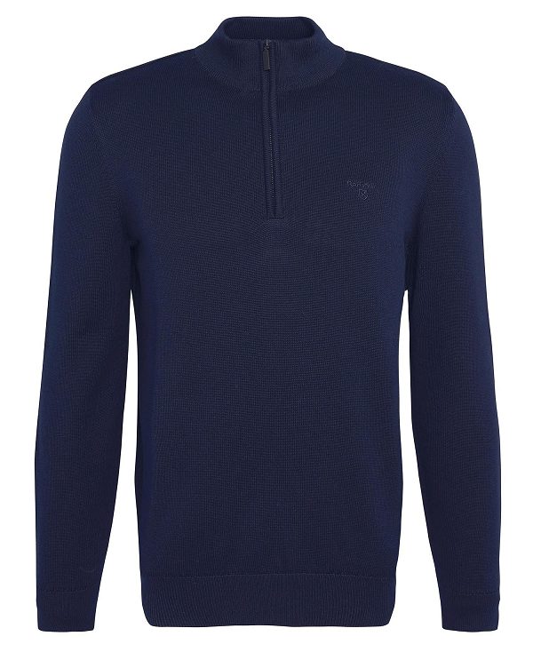 Barbour Avoch Half-zip Jumper Navy | BABO88601