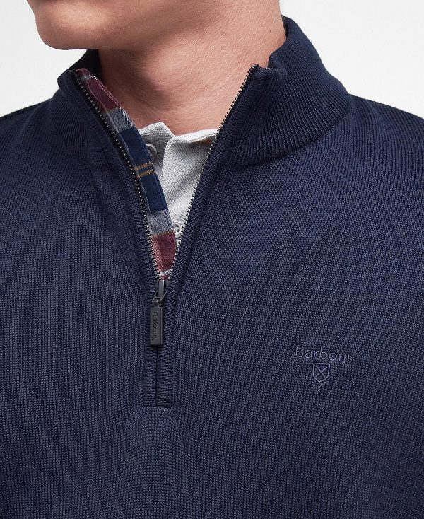 Barbour Avoch Half-zip Jumper Navy | BABO88601