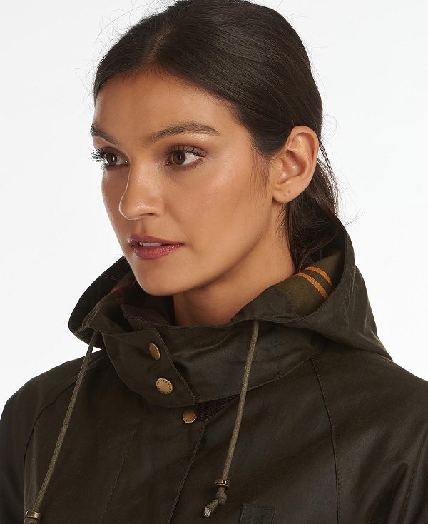 Barbour Avon Wax Jacket Olive/Classic | BABO89238