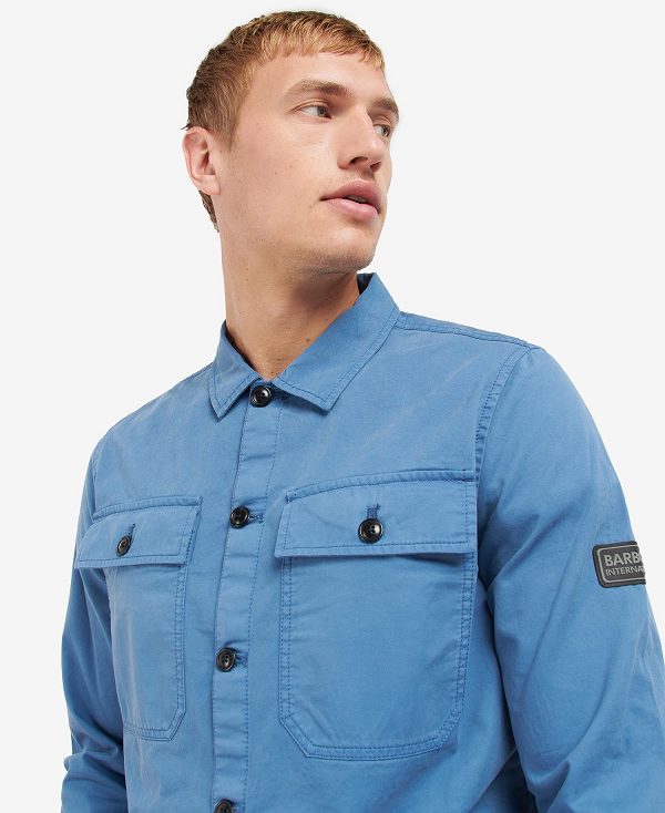 Barbour B.Intl Adey Overshirt Blue | BABO87606