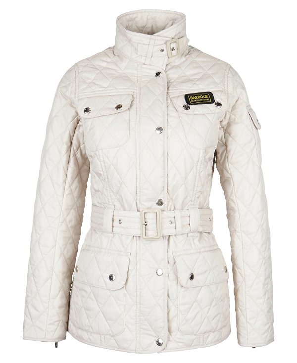 Barbour B.Intl International Quilted Jacket White | BABO89247