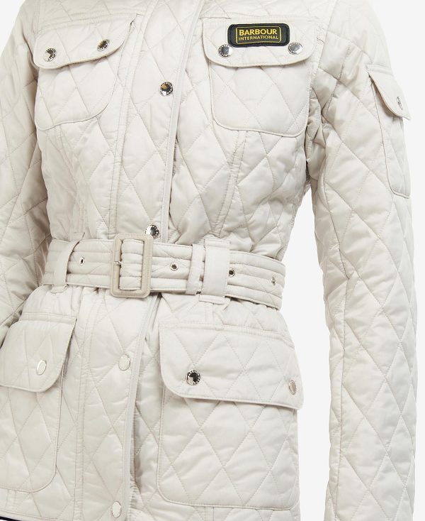 Barbour B.Intl International Quilted Jacket White | BABO89247