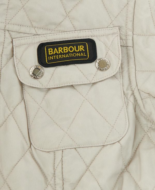 Barbour B.Intl International Quilted Jacket White | BABO89247