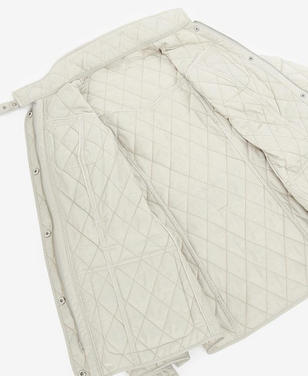 Barbour B.Intl International Quilted Jacket White | BABO89247