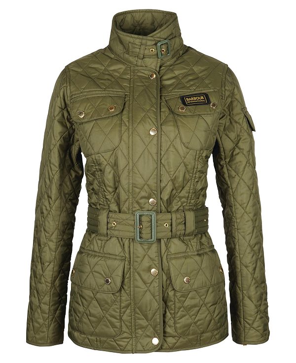 Barbour B.Intl International Quilted Jacket Midnight Green | BABO89250