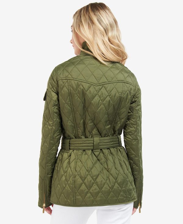 Barbour B.Intl International Quilted Jacket Midnight Green | BABO89250