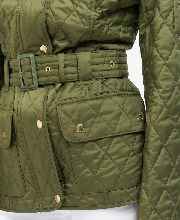 Barbour B.Intl International Quilted Jacket Midnight Green | BABO89250