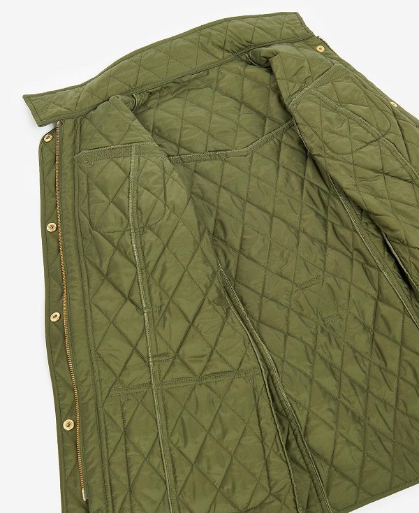 Barbour B.Intl International Quilted Jacket Midnight Green | BABO89250