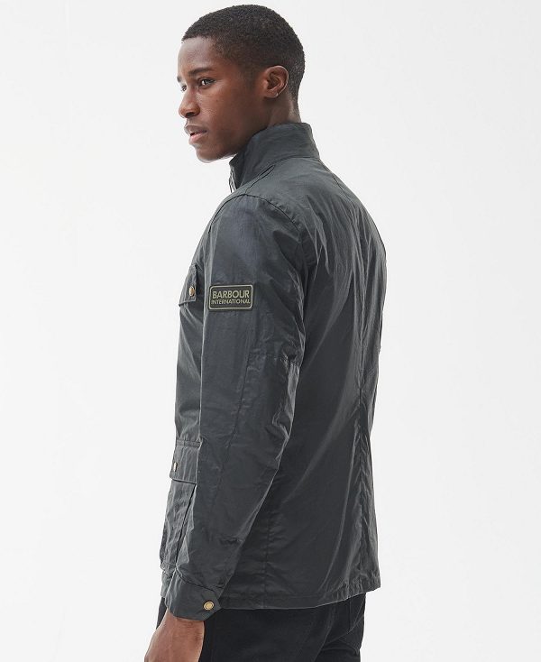 Barbour B.Intl Lightweight Duke Waxed Cotton Jacket Sage | BABO87158