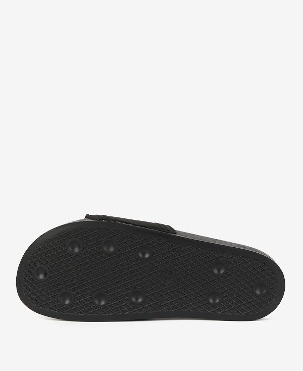 Barbour B.Intl Logo Sliders Classic Black | BABO88881