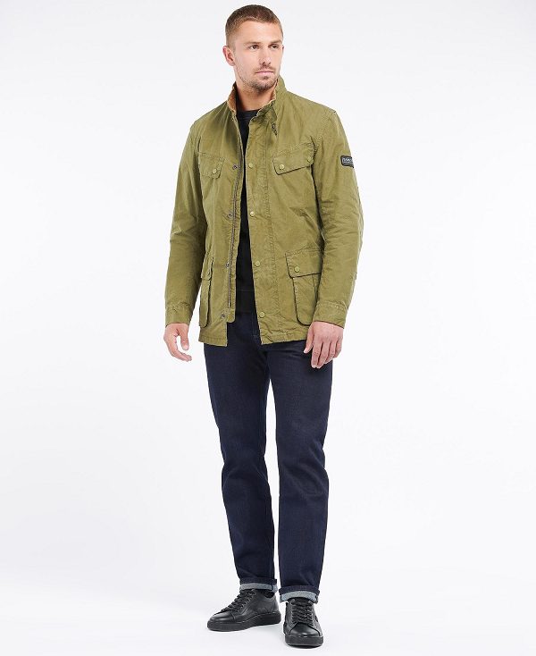 Barbour B.Intl Summer Wash Duke Jacket Dusky Green | BABO87463