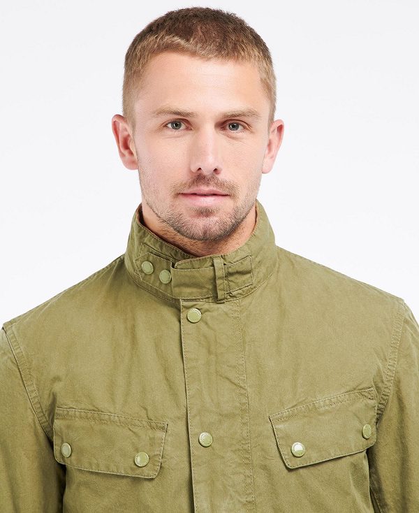 Barbour B.Intl Summer Wash Duke Jacket Dusky Green | BABO87463